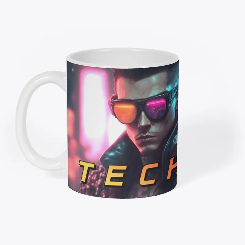 CYBERPUNK TECHNO COFFEE MUG