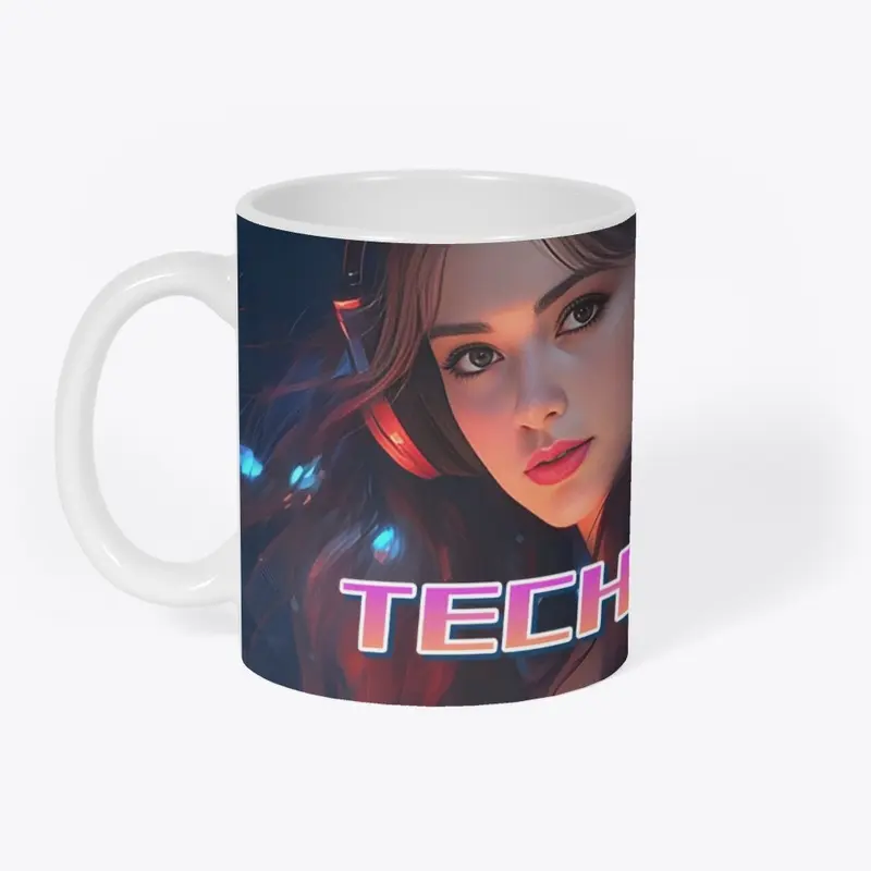 Beautiful DJ Girl Coffee Mug 